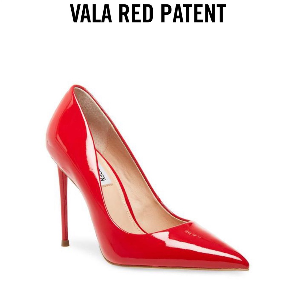 Steve Madden Vala Red Patent Shoes